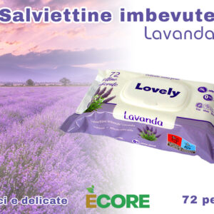 72 salviettine lavanda