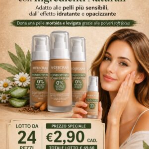 STOCK FONDOTINTA DEBORAH lotto da 24 pezzi assortiti