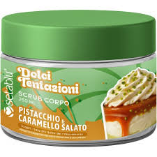 scrub corpo 250ml pistacchio e caramello
