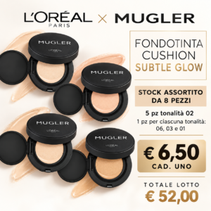 STOCK L'OREAL X MUGLER CUSHION ASS DA 8P.